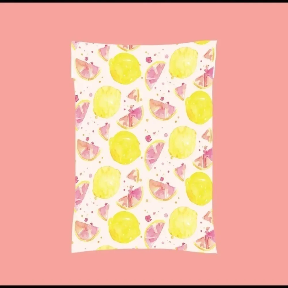 Poly Mailers MIX Lemons 30pcs 6x9 10x13 14.5x19 30